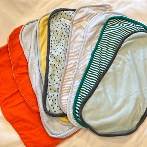 Bundle of 9 Baby Burp Cloths